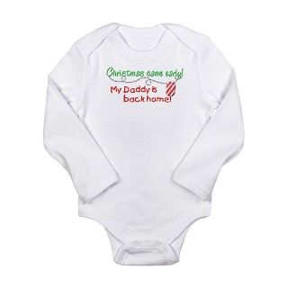 Daddy Is Home Long Sleeve Infant Bodysuit by homefronthero