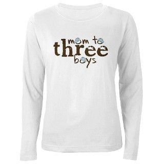 Mom to Three Boys Tshirt T Shirt by MomtoThreeBoys