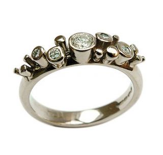 diamond meteor ring by helen brice designs