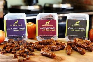 venison collection for dogs triple pack by the innocent hound