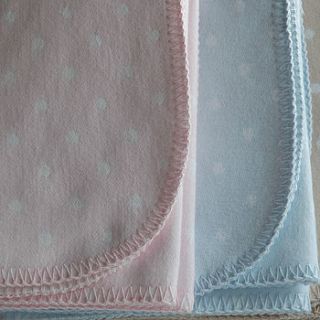 hartford spot organic cotton baby blanket by the fine cotton company