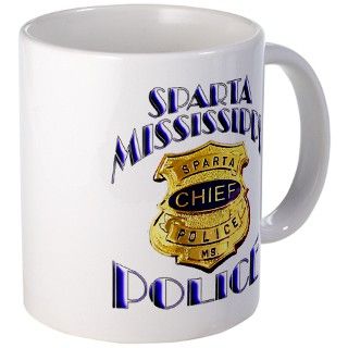 Sparta Police Chief Mug by lawrenceshoppe