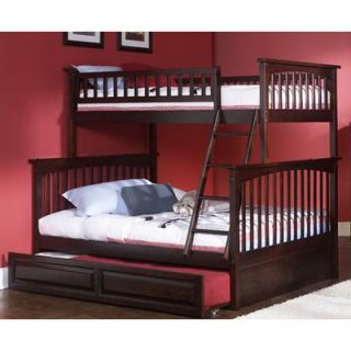 Atlantic Furniture Columbia Bunk Bed with Trundle Bed