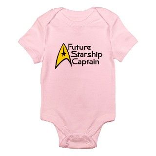 Future Starship Captain Infant Bodysuit by startreknerd