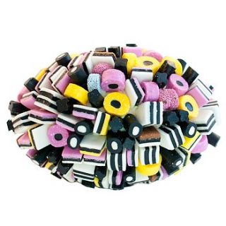 allsorts edible rugby ball by sweet trees