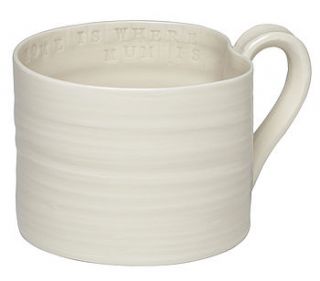 'home is where mum is' hand thrown mug by gemma wightman ceramics