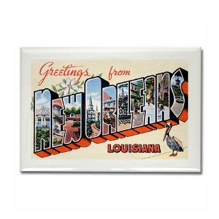 New Orleans Louisiana Rectangle Magnet by greetings_from