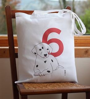 *six spots* dalmatian dog bag by bird