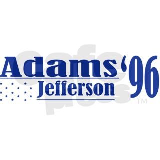 Adams Jefferson 96 Bumper Bumper Sticker by BigWhigParty