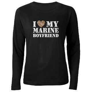 I Love My Marine Boyfriend T Shirt by wethetees