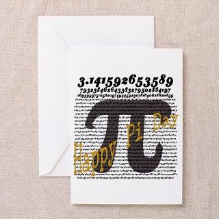 Happy Pi Day Greeting Cards (Pk of 10) by dmr_design