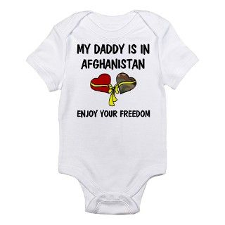 Daddy Afghanistan Freedom Infant Bodysuit by lovethetroops