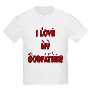 I Love My Godfather Kids T Shirt by kidoodletees