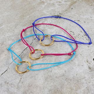 friendship bracelet juno, bright colours by bohemia