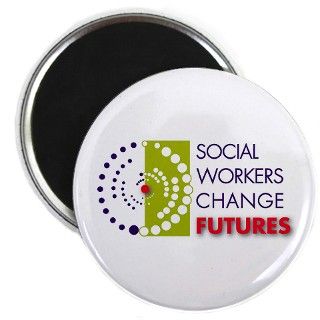 Social Workers Change Futures Magnet by NASWStore