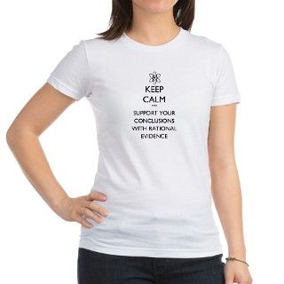 Keep Calm   Science and Evidence T Shirt by Fishiversity