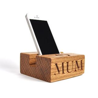 mum's i phone/kindle/gadget stand by the oak & rope company