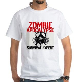 Zombie Apocalypse Survival Expert T Shirt by ZombieApocalypseGear