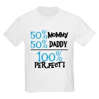 100 Percent Perfect (blue) T Shirt by toddlersplace