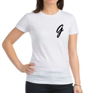 Retro 50s Monogrammed Letter Shirt by jazilla
