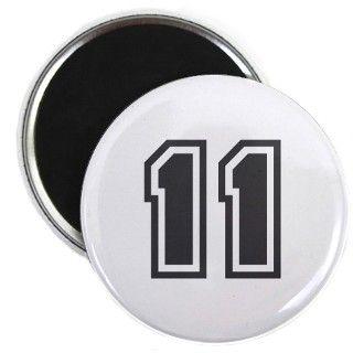 Number 11 Magnet by keepsake_arts