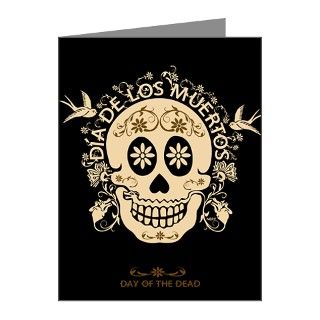 Dia de Los Muertos Note Cards (Pk of 10) by AtelierColibri