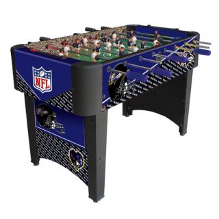 Foosball table Authentic NFL team league Fan images used in the stands