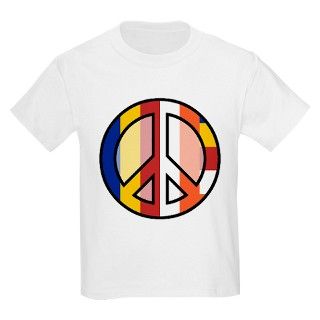Buddhism Peace Symbol Kids T Shirt by esangha