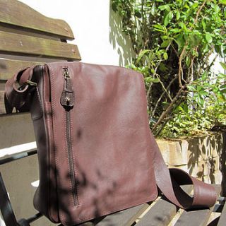 robin elegant handmade leather satchel by nv london calcutta
