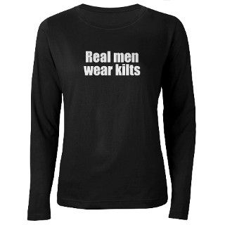 Real Men Wear Kilts Scottish Long Sleeve T Shirt by iceteeshop