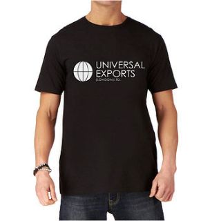 james bond t shirt universal exports by nappy head