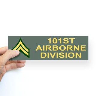 101st Airborne Division Bumper Bumper Sticker by army_shirts
