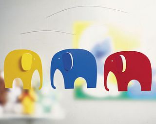 elephant party mobile by drift living