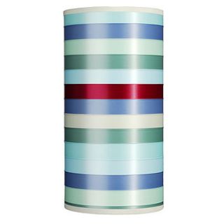 ribbon striped shade large cylinder by isabel stanley design