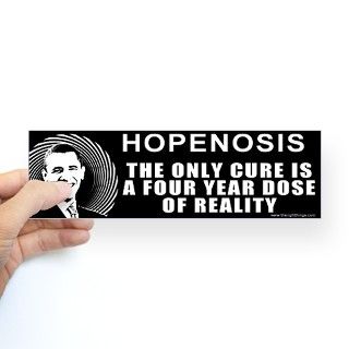 Reality Cures Hopenosis Bumper Bumper Sticker by rightthings