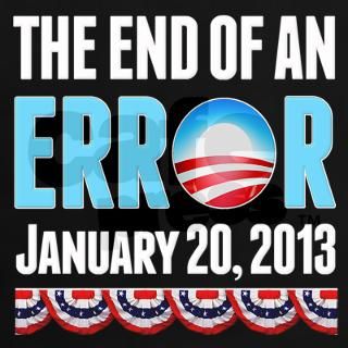 Obama The End of an Error white T Shirt by Admin_CP18460663