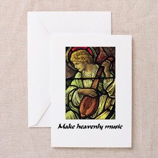 Musical angels Greeting Cards (Pk of 10) by ralley