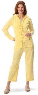 Suzanne Easy Wear Drawstring Capri Pant Misses Yellow X Large Plus Size Pants