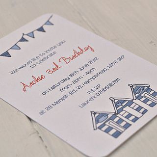 personalised boys birthday party invitations by beautiful day