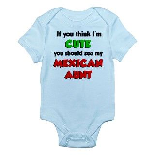 Cute Mexican Aunt Infant Bodysuit by latinogifts