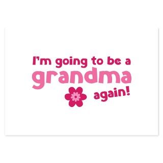 Im going to be a grandma again Invitations by Designalicious