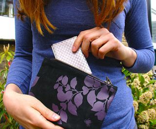 handmade valery leather zip pouch by jane de bono accessories & homeware