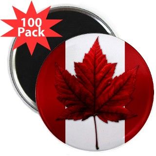 Canada Flag Maple Leaf Art Magnet 100 Souvenir by canadian_flag