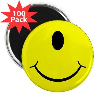 Cyclops Smiley Face 2.25 Magnet (100 pack) by thespankdmonkey