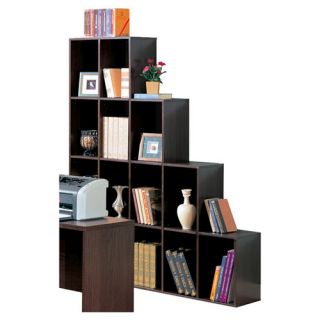 kathy ireland by Bush New York Skyline 6 Cube 3 Shelf Bookcase