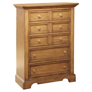 American Woodcrafters Eagles Nest 5 Drawer Chest