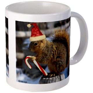Christmas Squirrel Mug by newlookgifts