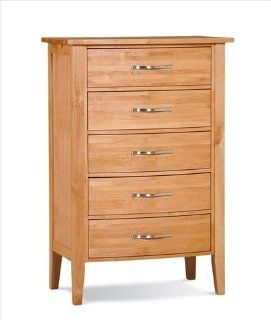 Mastercraft Collections Solid Wood Urban Homemaker 5 Drawer Chest   Dressers