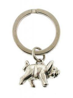 sterling silver little piggy keyring by david louis design
