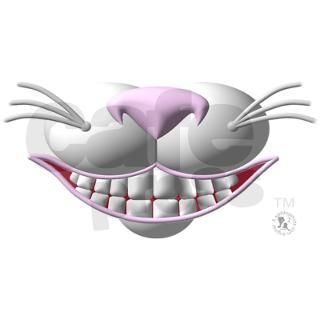 Cheshire Cat Smile 2.25 Magnet (10 pack) by saddogshirts